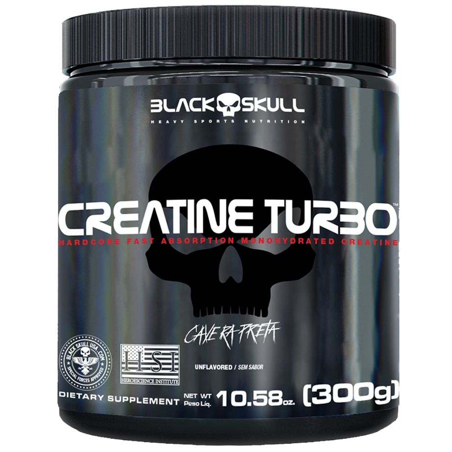 Creatina Turbo 300g - Black Skull