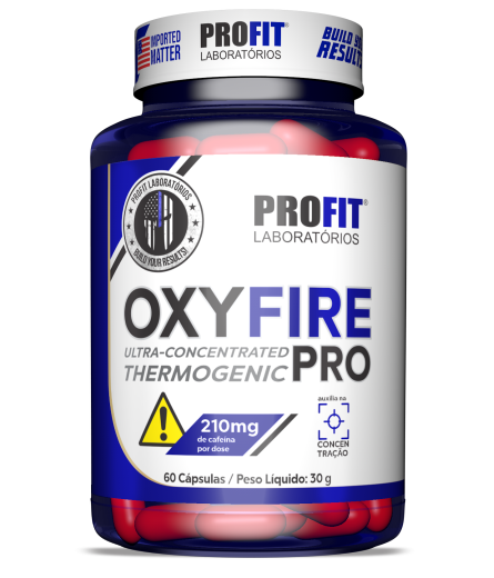 Oxy Fire Thermogênico - 60 Cápsulas - Profit