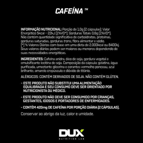 Cafeína 90caps - Dux