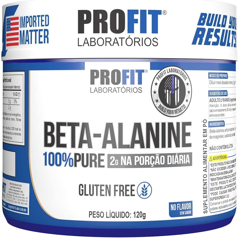 Profit Laboratórios Beta Alanina 100% Pure Pote 120G Profit